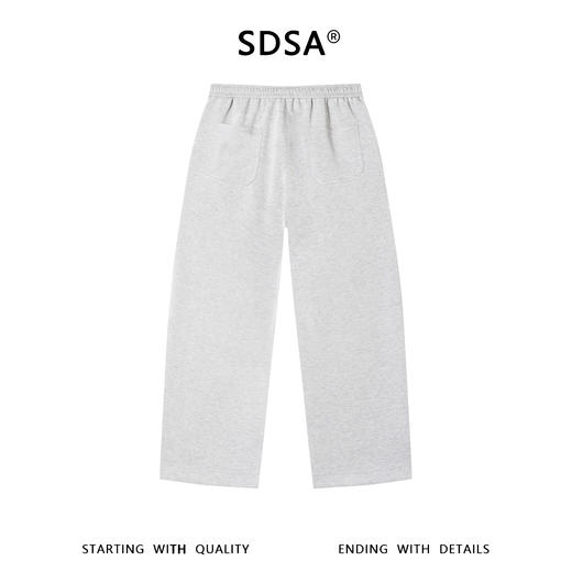 SDSA男装2026新款高贵轻奢休闲运动风纯色抽绳松紧休闲裤百搭时尚 商品图4