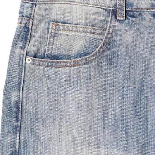 SDSA男装2026新款高贵轻奢美式复古磨白牛仔裤百搭时尚直筒裤子 商品图2