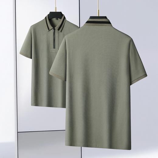 【DLS】【纯棉】大依优型大码男装夏季翻领polo衫短袖商务休闲短袖上衣 商品图2