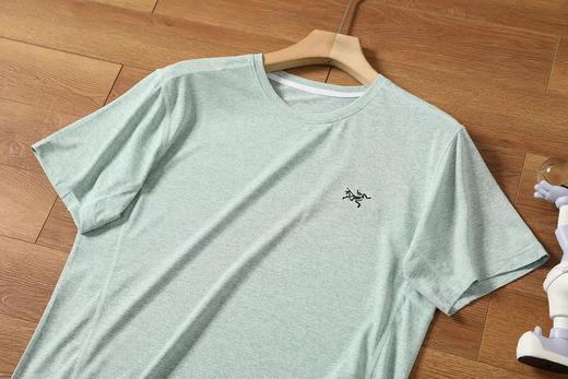 F040707夏季新款休闲男女舒适百搭柔软亲肤棉质短袖T恤上衣 商品图8