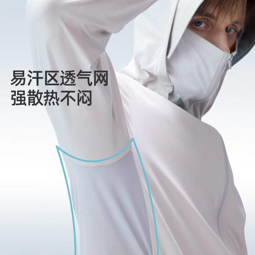 骆驼（CAMEL）男款针织标准长防晒衣A16BATR168 商品图2