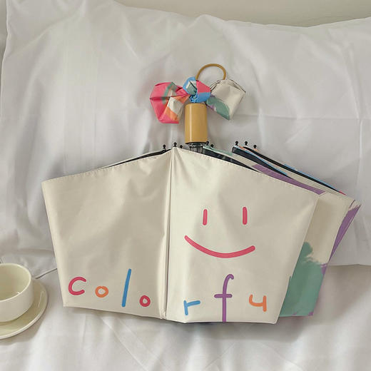 【晴雨两用！小清新风】太阳伞防晒紫外线遮阳伞女折叠便携自动晴雨伞两用小清新.xb 商品图0