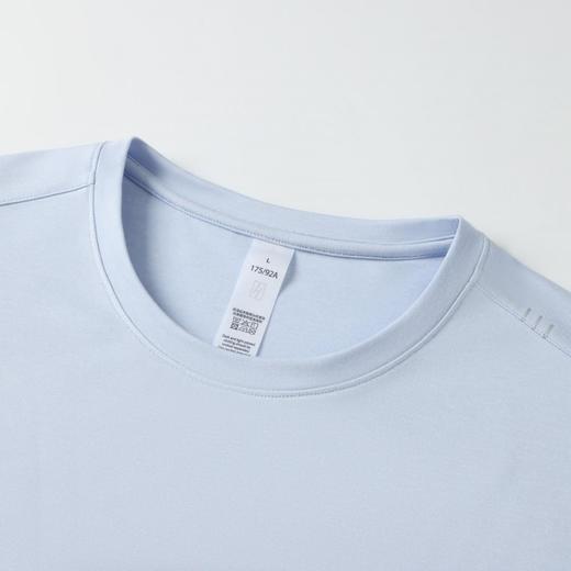 触感棉 云柔软糯速干棉感男女同款圆领短袖T恤   HLS-HK86003# 商品图5