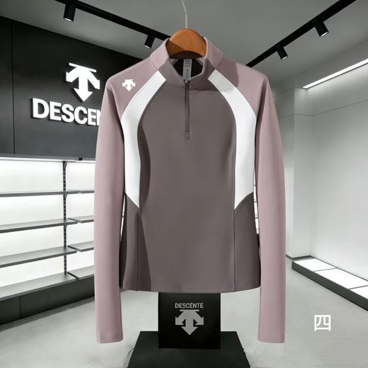 F040750户外运动速干干爽透气清凉舒适半拉链长袖上衣 商品图2