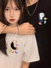 YW买手优选-情侣款100%棉爱心CP字母T恤出游穿搭超火上衣短袖171395203【预售3-5天发货】 商品缩略图2