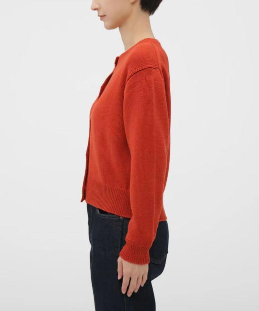 Margaret Howell 26SS 日版番茄红羊毛开衫 商品图2