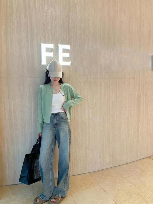 <曾小咸推荐>4.8现货秒杀 ！微信超特价！韩系彩色扣子针织开衫 日常179.99 立减100 秒杀79.99！！ 商品图5