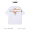 SDSA男装2026新款高贵轻奢小众设计小星芒印花圆领短袖T恤百搭潮 商品缩略图4