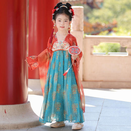 【团购】【琳琅】苏城纪女童襦裙汉服SL3571（长袖） 商品图7