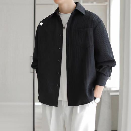 F040727春夏季新款简单大方柔软亲肤简约时尚运动休闲衬衫上衣 商品图1