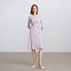 IWY/浪漫紫色连衣裙春季新款收腰显瘦a字裙高端医美工作服Q1432 商品缩略图1