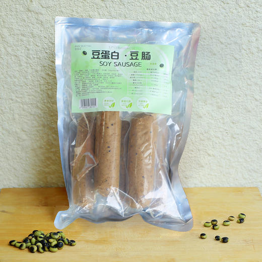 拾豆记 豆蛋白 即食豆肠 素肠 500g/袋【5根/袋】 商品图4