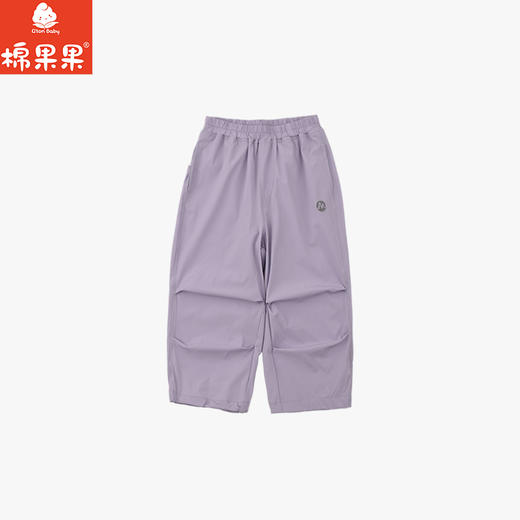 棉果果夏季新品女童梭织凉感速干防晒弹力梭织速干长裤M222200326304 商品图0