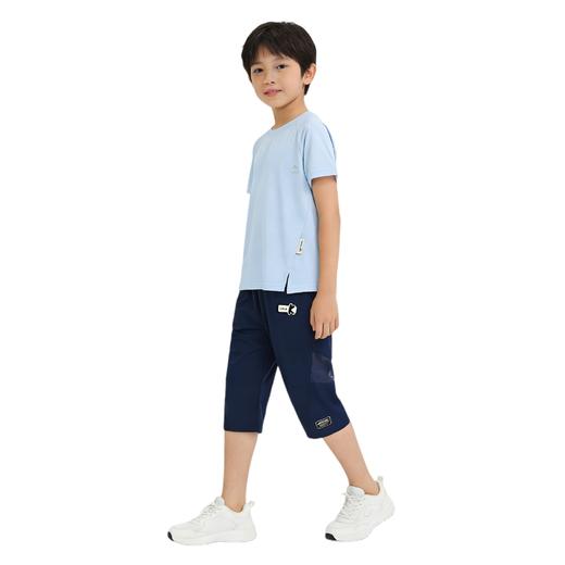 【3色男女款】Amilife阿米日记机能拼接网眼七分裤 商品图4