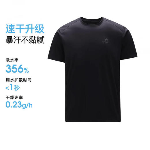 骆驼（CAMEL）男款速干短袖圆领T恤A16BK08089 商品图4