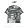 SDSA男装2026新款高贵轻奢潮牌复古腰果花卉翻领短袖衬衫百搭时尚 商品缩略图1