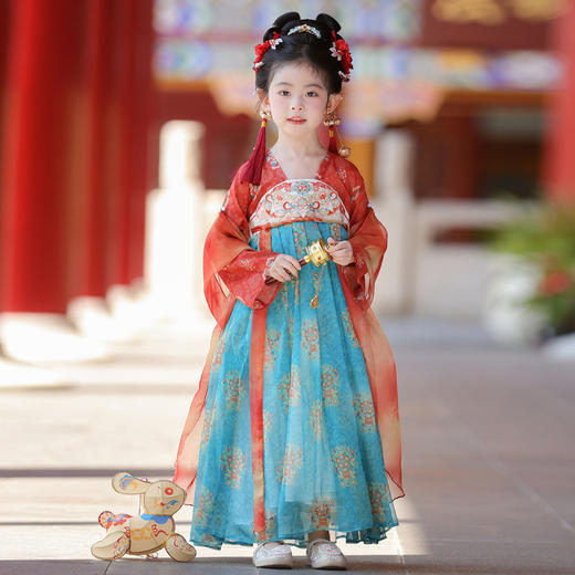 【团购】【琳琅】苏城纪女童襦裙汉服SL3571（长袖） 商品图8