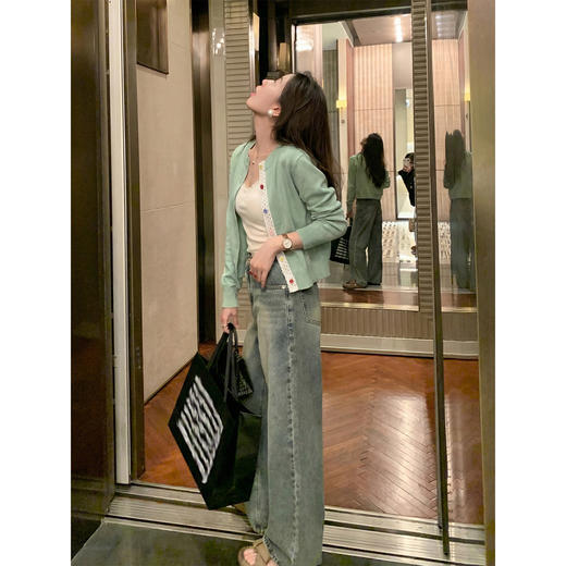 <曾小咸推荐>4.8现货秒杀 ！微信超特价！韩系彩色扣子针织开衫 日常179.99 立减100 秒杀79.99！！ 商品图2