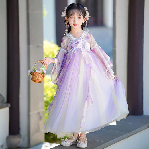 【团购】【云梦】苏城纪女童襦裙汉服SL3229（长袖） 商品图11