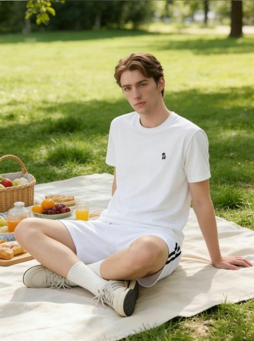 💧黑科技凉感面料，【NECHEER柏奥玛桑蚕丝圆领短袖T恤1319】NECHEER专柜同品质！ 含真实桑蚕丝，上身瞬间凉飕飕❄️ 版型微弹显瘦，塞进西裤里都不鼓包！ 商品图0