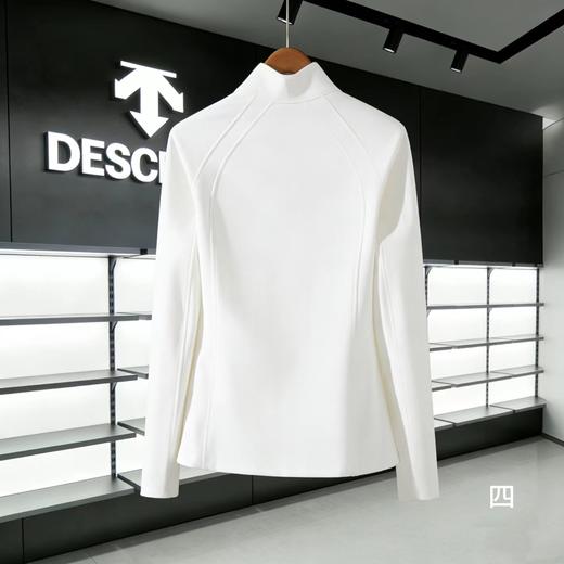 F040750户外运动速干干爽透气清凉舒适半拉链长袖上衣 商品图6