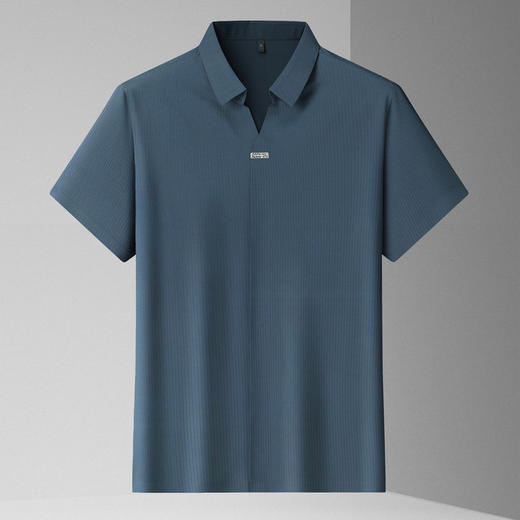 【DLS】大依优型大码男装翻领polo衫短袖冰丝凉感透气宽松休闲上衣短袖 商品图2