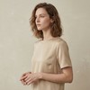 PALUOPO/PL重磅缎面桑蚕丝圆领简约透气短袖T恤ES23523Z-A帕罗 商品缩略图9