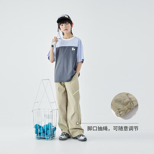 预售5.10发  蓝汽水2026夏季新款男童立体裁剪设计青少年户外山系轻薄机能长裤 商品图1