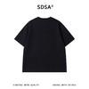 SDSA男装2026新款高贵轻奢手写标语印花短袖T恤宽松圆领休闲上衣 商品缩略图4