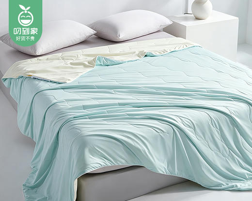 【预售-4月13日配送】佳丽斯凉感蚕丝夏被（樱花粉）/1件 （200*230cm，填充物重约200g，总重约1.5kg） 商品图1