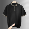 【DPF】大依优型大码男装夏季翻领半拉链polo衫短袖商务休闲透气短袖上衣 商品缩略图2