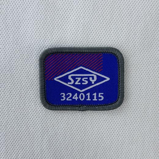 定制深圳实验学校织唛校徽学生礼服布标学生姓名字贴胸章可缝包邮 商品图0