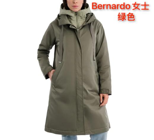 到手价299元 Bernardo女士长款内胆外套 一件直接顶两件穿 内胆可拆卸 美国代购，无中文标签，介意慎拍 商品图1