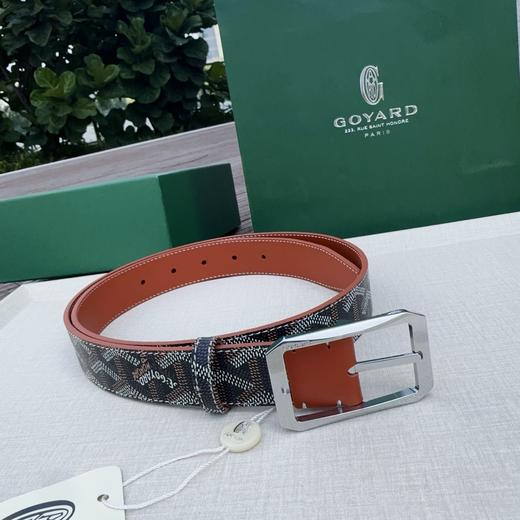 戈雅 3.0CM/2.0CM新款精品纯铜扣腰带 商品图6