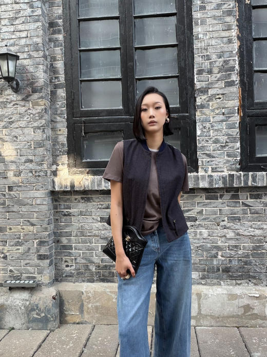 【丝麻之美】噢蜜ooomeooo腰部收褶遮肉显瘦T“送真丝丝巾” 商品图10