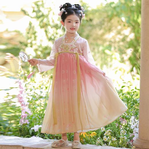 【团购】【菀柠】苏城纪女童襦裙汉服SL3186长袖 商品图0