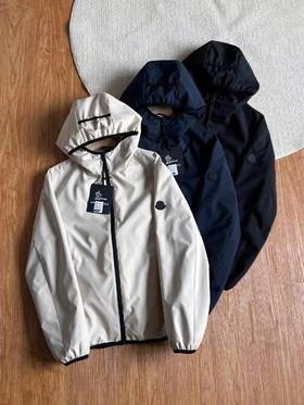 F040701春季新品男子商务简约大方防风防水舒适透气柔软亲肤夹克长袖外套