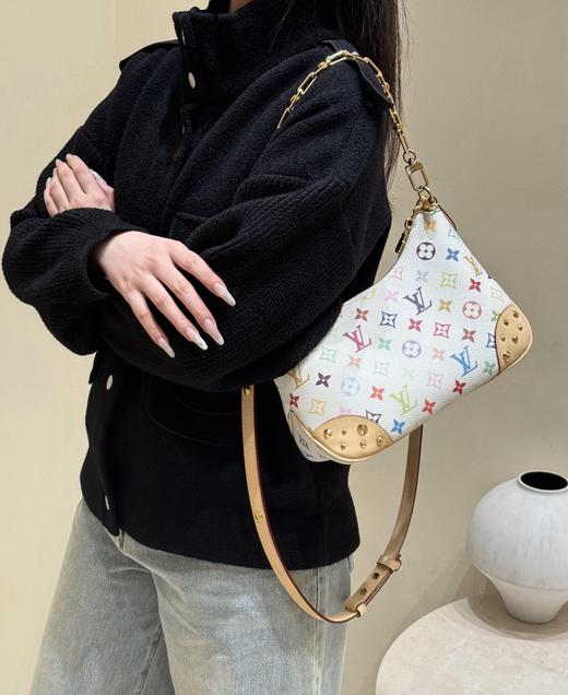 驴家 BOULOGNE 手袋 白三彩牛角包 商品图1