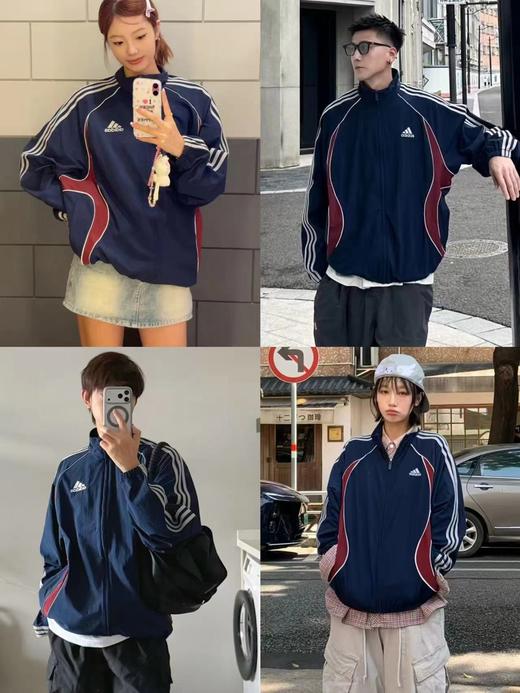 F040717春秋季新款美式复古拼色时尚百搭轻薄透气防风立领拉绳长袖外套 商品图10