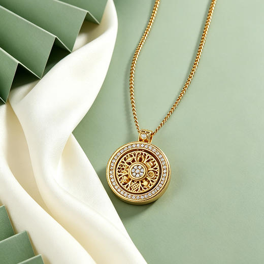 【宏艺珠宝】八宝承祥·银s925项链 商品图2