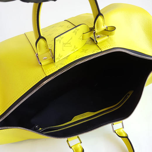 【95新】LV路易威登荧光绿Keepall 50旅行袋手提单肩包中性款250326TJ10 商品图8