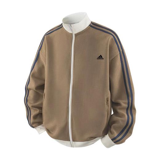 F040728春夏季新款时尚休闲百搭男女同款立领三条杠夹克外套 商品图4