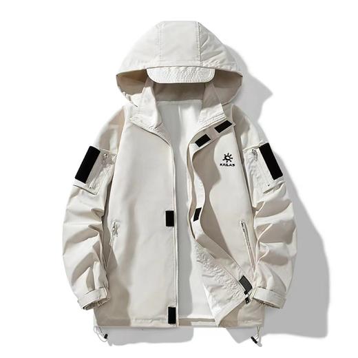 F040755男女同款透气印花logo户外登山服冲锋衣夹克外套 商品图2