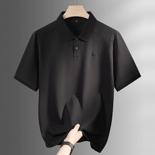 【DPF】大依优型大码男装夏季棉质透气短袖POLO衫商务休闲百搭上衣T恤 商品图1