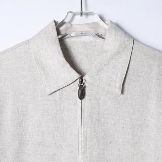 SDSA男装2026新款高贵轻奢老钱风简约半拉链翻领短袖T恤百搭休闲 商品图1