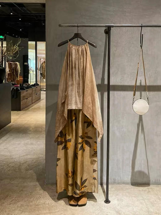 新中式清冷感金枝玉叶禅意显瘦鱼尾半裙 商品图6