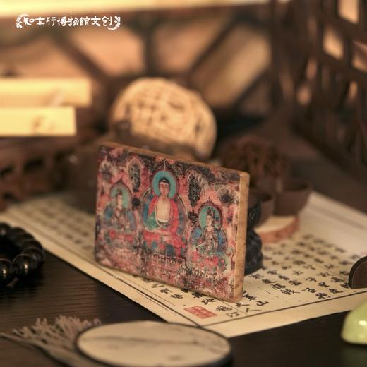 正定隆兴寺西方胜景图壁画冰箱贴河北特产纪念品明代壁画文创礼物 商品图2