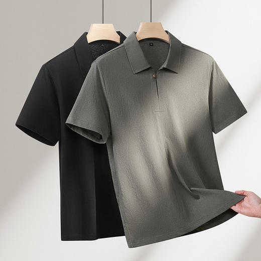 【DPF】大依优型大码男装夏季翻领polo衫短袖棉质商务休闲加肥加大码上衣 商品图1