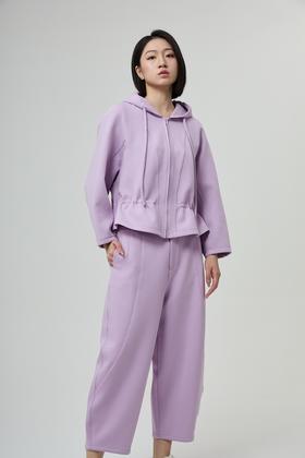 水淼2026春爆款胖妹妹大码连帽时尚外套2664