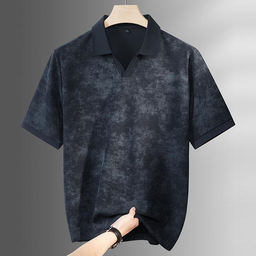 【DPF】大依优型大码男装夏季海鸥领polo衫短袖印花休闲百搭短袖上衣 商品图1